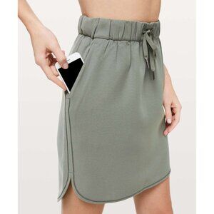 Lululemon‎ On the Fly Skirt Grey Sage Size 6 | Tenniscore Activewear Athleisure